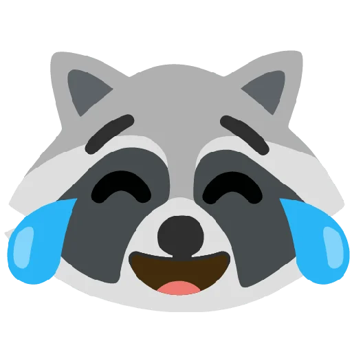 😂 Стикер «Raccmoji» для Telegram