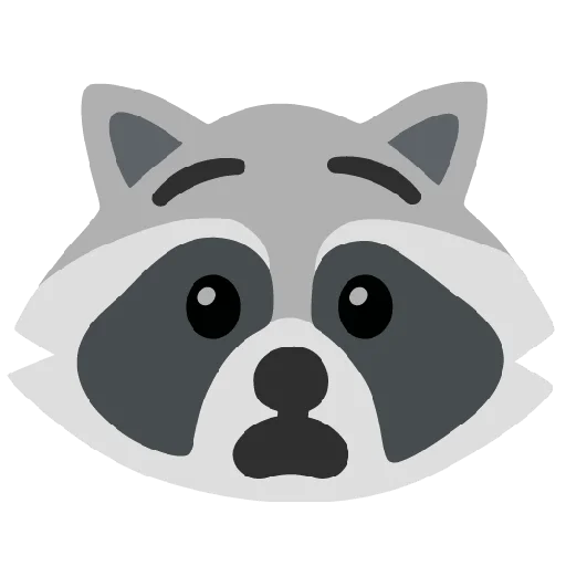 😧 Стикер «Raccmoji» для Telegram