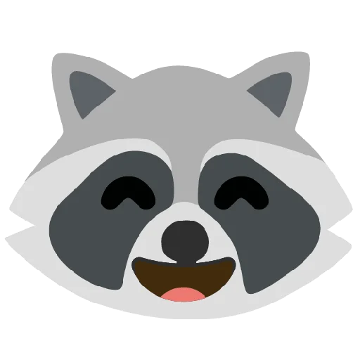Стикерпак Raccmoji для Telegram — скачать