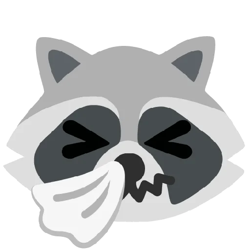 🤧 Стикер «Raccmoji» для Telegram