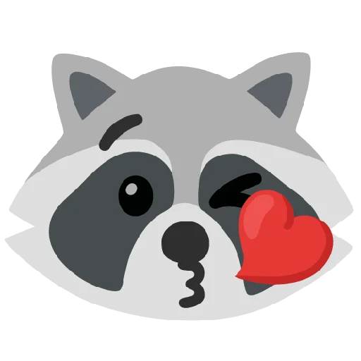 😘 Стикер «Raccmoji» для Telegram