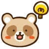 🦝 Эмодзи «Енотик - raccoon emoji» для Telegram
