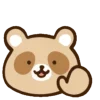 🦝 Эмодзи «Енотик - raccoon emoji» для Telegram