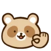 🦝 Эмодзи «Енотик - raccoon emoji» для Telegram