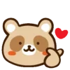 🦝 Эмодзи «Енотик - raccoon emoji» для Telegram