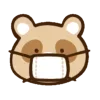🦝 Эмодзи «Енотик - raccoon emoji» для Telegram