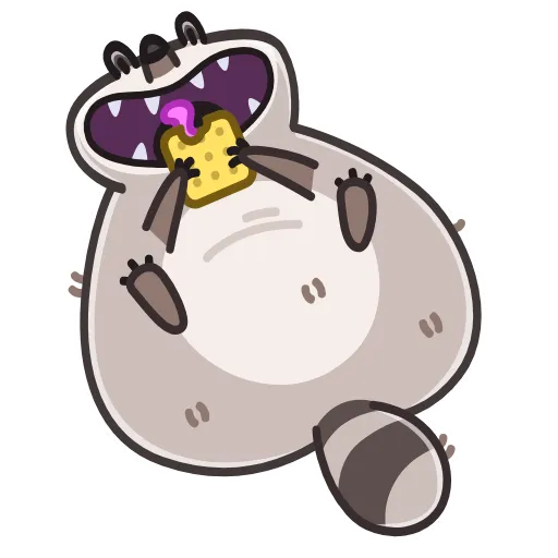 🍪 Эмодзи «Raccoon Days» для Telegram