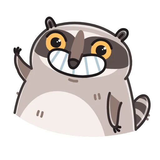 😅 Эмодзи «Raccoon Days» для Telegram