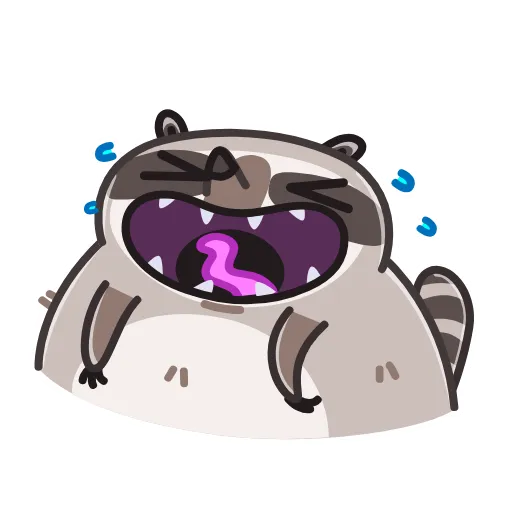 😂 Эмодзи «Raccoon Days» для Telegram