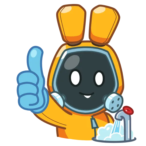 👍 Эмодзи «Rad Bunny» для Telegram