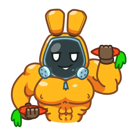 😏 Эмодзи «Rad Bunny» для Telegram