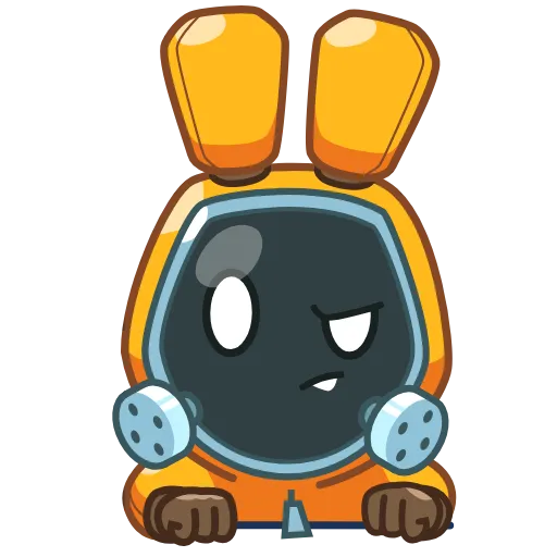 Эмодзи Rad Bunny для Telegram — скачать