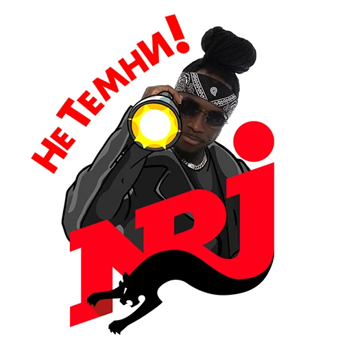 🧐 Стикер «Radio ENERGY» для Telegram