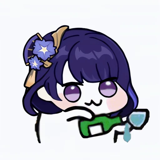 🍶 Стикер «Raiden Ei» для Telegram