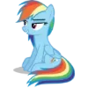 ✅ Эмодзи «Rainbow Dash» для Telegram