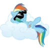 🌨 Эмодзи «Rainbow Dash» для Telegram
