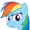 ✅ Эмодзи «Rainbow Dash» для Telegram