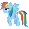🤦‍♂️ Эмодзи «Rainbow Dash» для Telegram