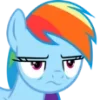 🤦‍♂️ Эмодзи «Rainbow Dash» для Telegram