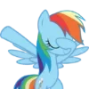 ✅ Эмодзи «Rainbow Dash» для Telegram