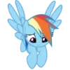 🙁 Эмодзи «Rainbow Dash» для Telegram
