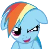 🆗 Эмодзи «Rainbow Dash» для Telegram