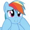 😁 Эмодзи «Rainbow Dash» для Telegram
