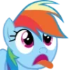 😜 Эмодзи «Rainbow Dash» для Telegram