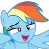 😊 Эмодзи «Rainbow Dash» для Telegram