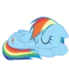 😴 Эмодзи «Rainbow Dash» для Telegram