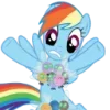🙊 Эмодзи «Rainbow Dash» для Telegram