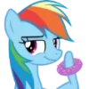 😋 Эмодзи «Rainbow Dash» для Telegram