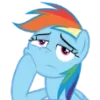 🤦‍♂️ Эмодзи «Rainbow Dash» для Telegram