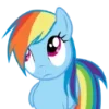 🙁 Эмодзи «Rainbow Dash» для Telegram
