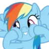 🐱 Эмодзи «Rainbow Dash» для Telegram