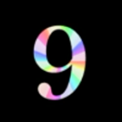 9️⃣ Эмодзи «Rainbow -» для Telegram