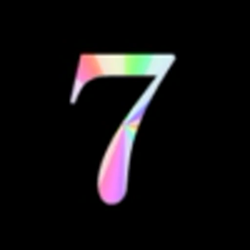 7️⃣ Эмодзи «Rainbow -» для Telegram