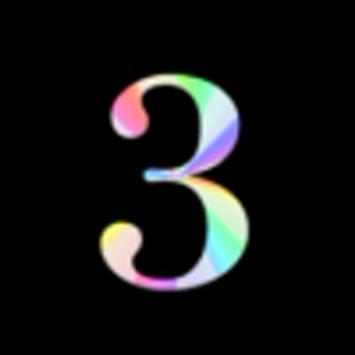 3️⃣ Эмодзи «Rainbow -» для Telegram