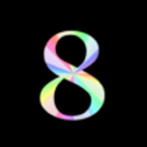 8️⃣ Эмодзи «Rainbow -» для Telegram