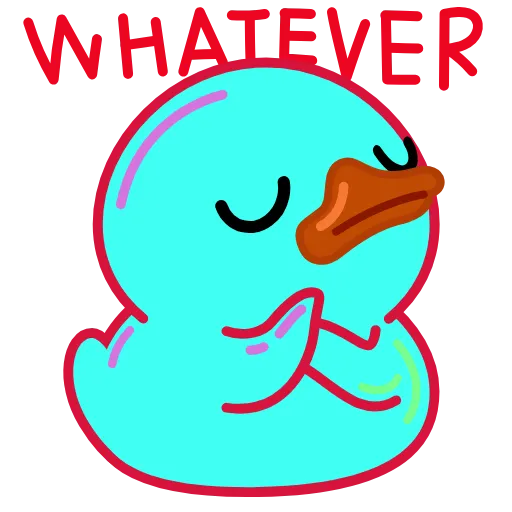 😒 Эмодзи «Rainbow Utya» для Telegram