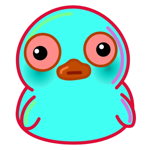 😳 Эмодзи «Rainbow Utya» для Telegram