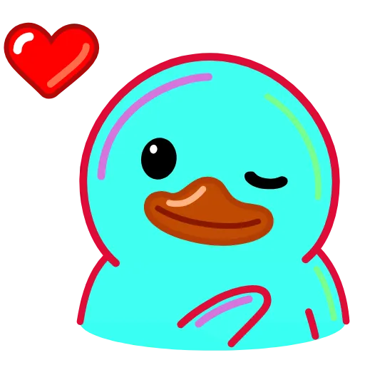 😘 Эмодзи «Rainbow Utya» для Telegram