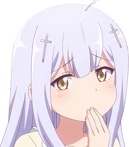 😕 Стикер «Random Anime Reactions» для Telegram