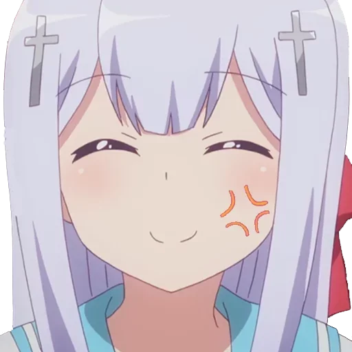 😇 Стикер «Random Anime Reactions» для Telegram