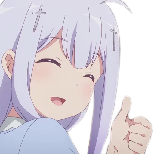 👍 Стикер «Random Anime Reactions» для Telegram