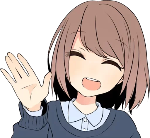 👋 Стикер «Random Anime Reactions» для Telegram