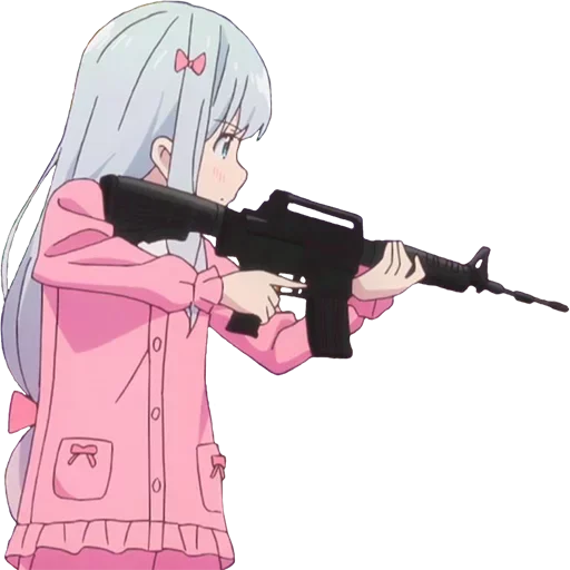 🔫 Стикер «Random Anime Reactions» для Telegram
