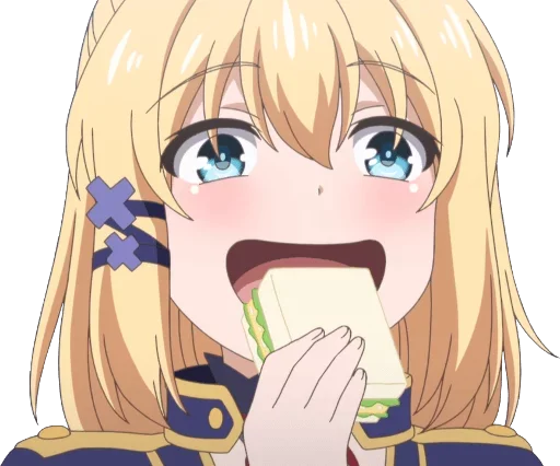 🍞 Стикер «Random Anime Reactions» для Telegram