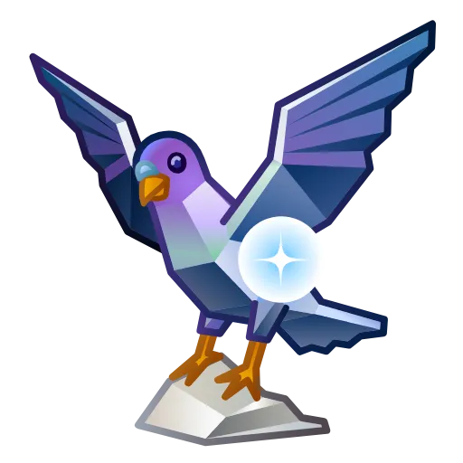 🦅 Эмодзи «Rare Bird» для Telegram