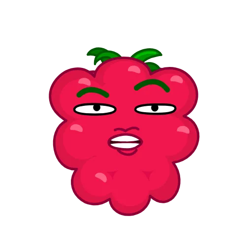 😑 Эмодзи «Raspberry» для Telegram